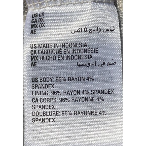 Bar III Cheetah Print Sleeveless Top 0X self lined front body only - Picture 6 of 8